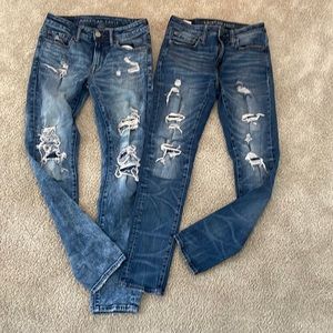 American Eagle Next Level Air Flex Mens Jeans 28X30 - 2 pair!
